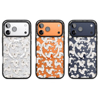 Pudel-Aquarellmuster