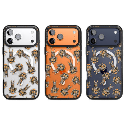 Doberman Watercolor Dog