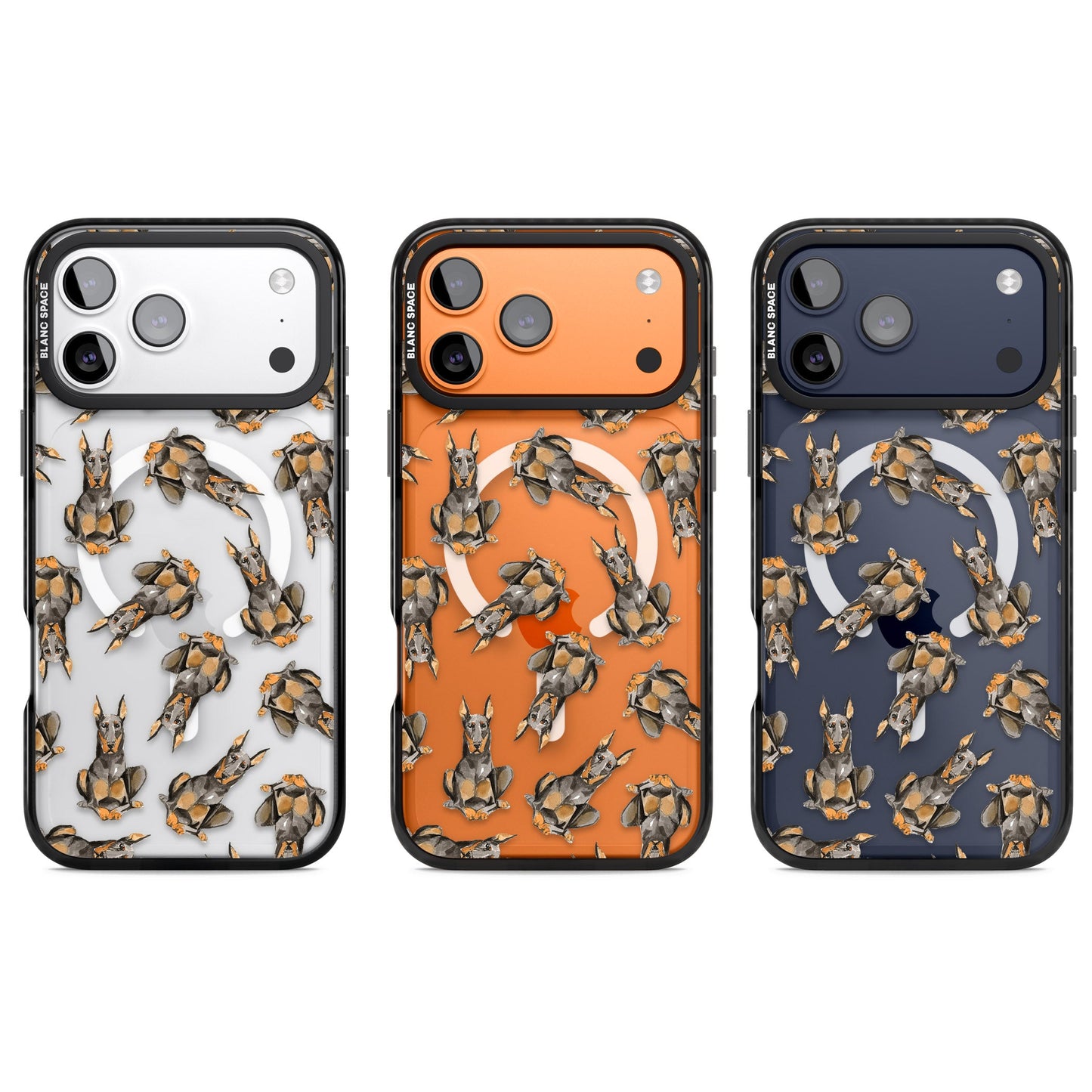 Doberman Watercolor Dog