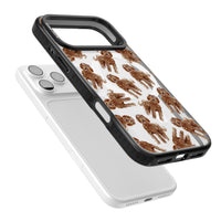 Labradoodle Brown Pattern