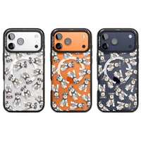 Aquarellzeichnung eines Zwergschnauzers