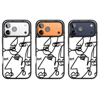 Art abstrait en noir et blanc