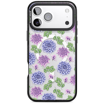 Purple Dahlias Floral