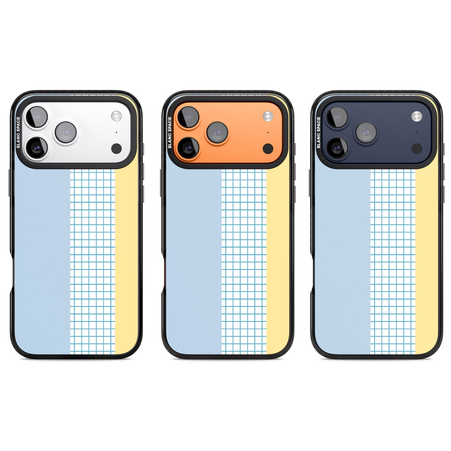 Abstract Grid Blue & Yellow