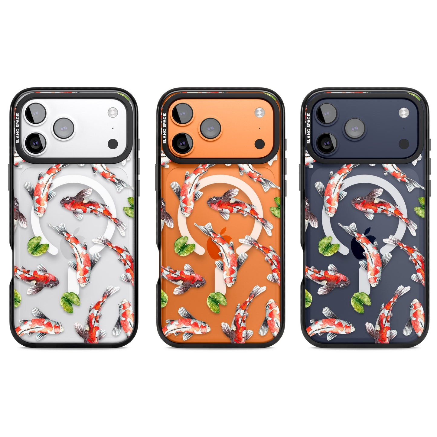 Aquarelle de poissons koi