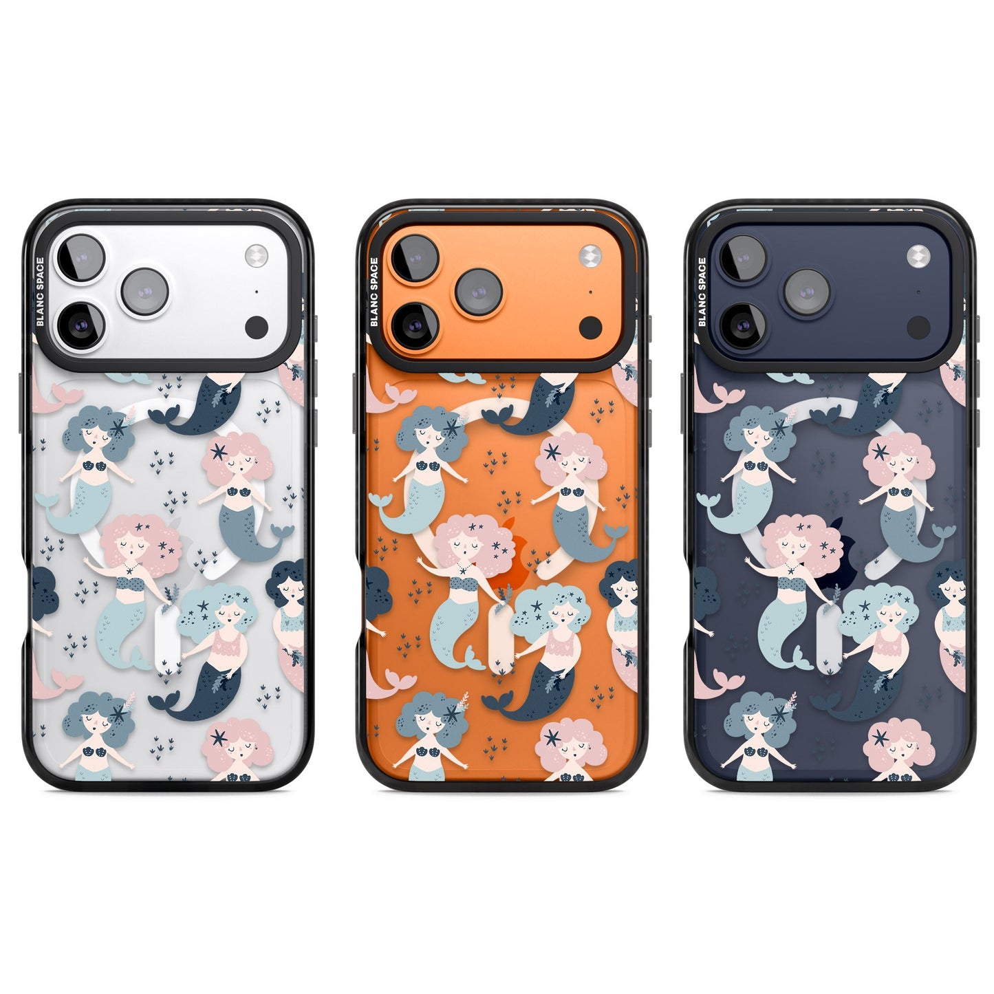 Pastellfarbene Meerjungfrauen