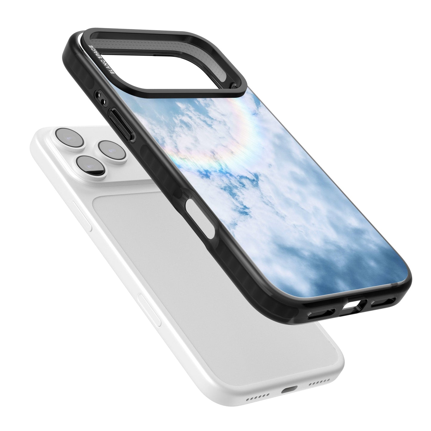 Pastellfarbener Regenbogenhimmel