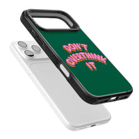 N'y réfléchissez pas trop.