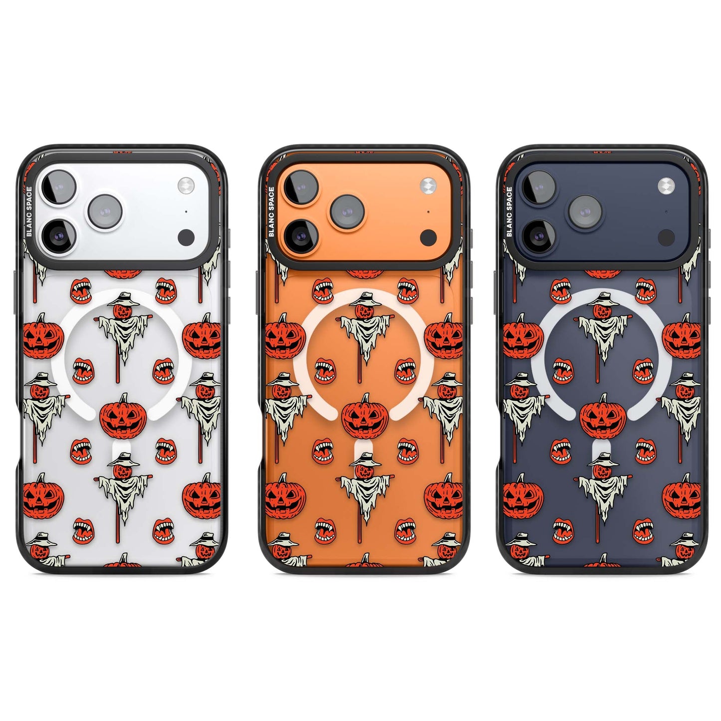 Retro Red Pumpkins & Scarecrows