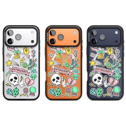 Autocollant introverti