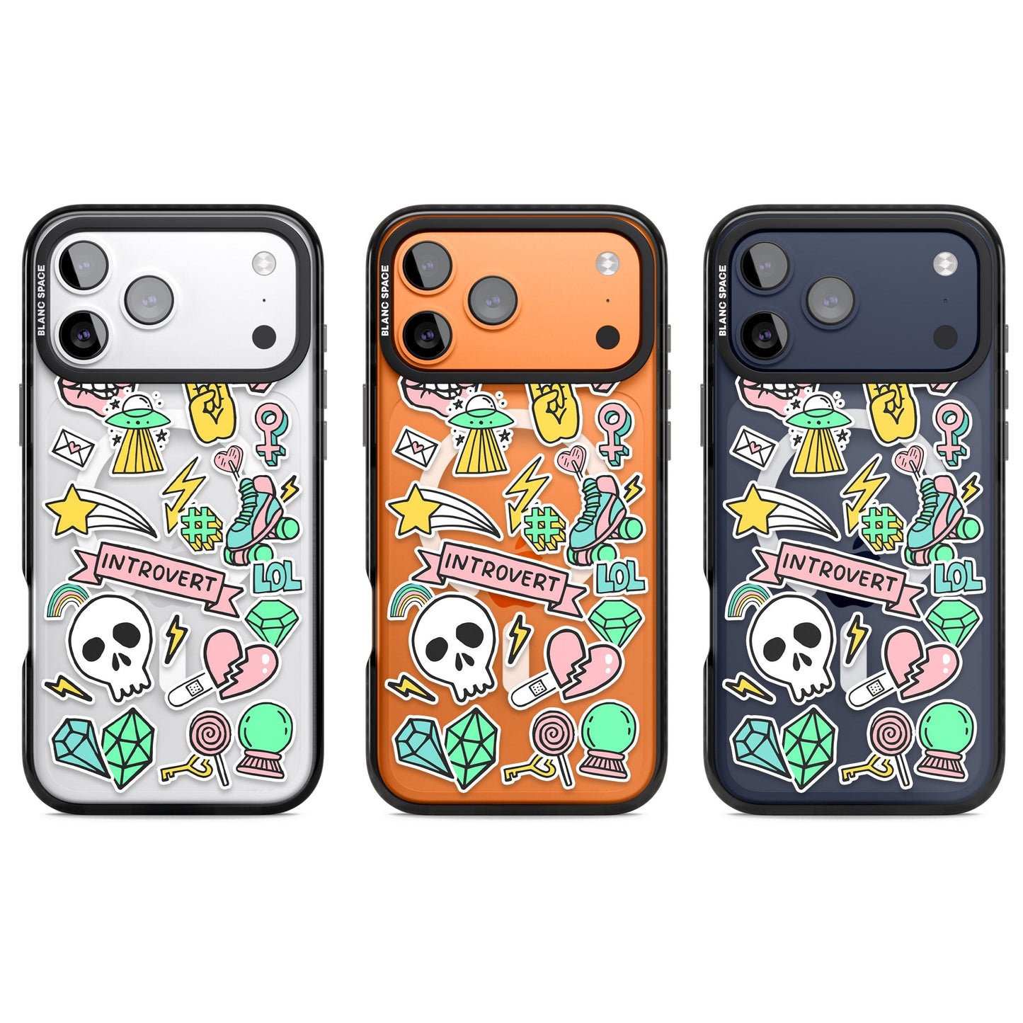 Autocollant introverti