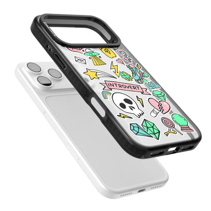 Autocollant introverti