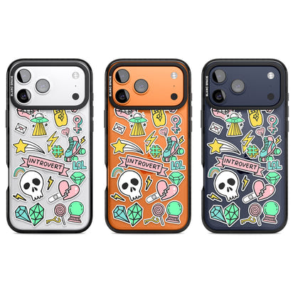 Autocollant introverti