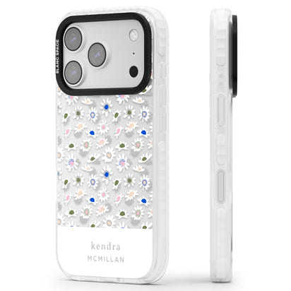 Personalised Grey & White Daisies