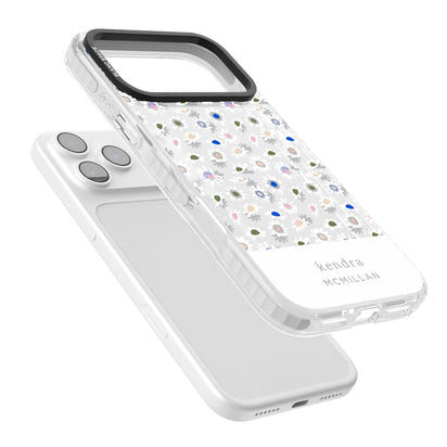 Personalised Grey & White Daisies