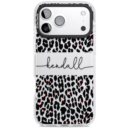 Personalised Cursive Leopard Spots