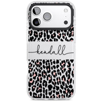 Personalised Cursive Leopard Spots