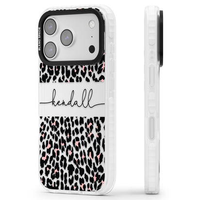 Personalised Cursive Leopard Spots