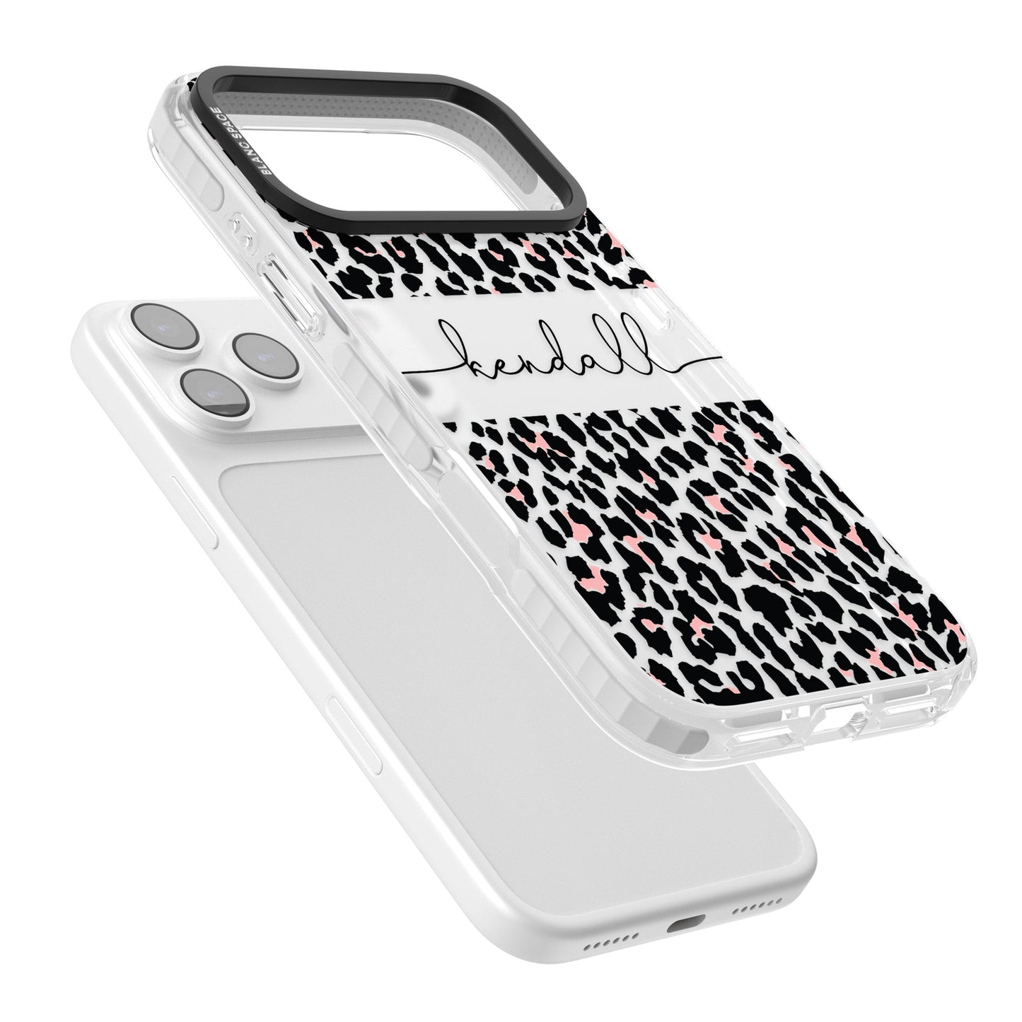 Personalised Cursive Leopard Spots