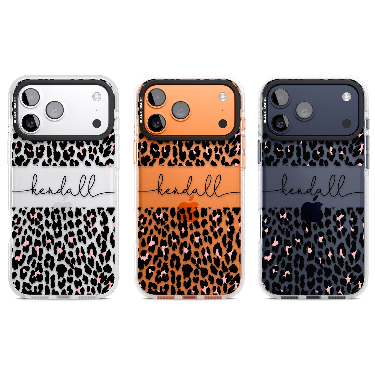 Personalised Cursive Leopard Spots