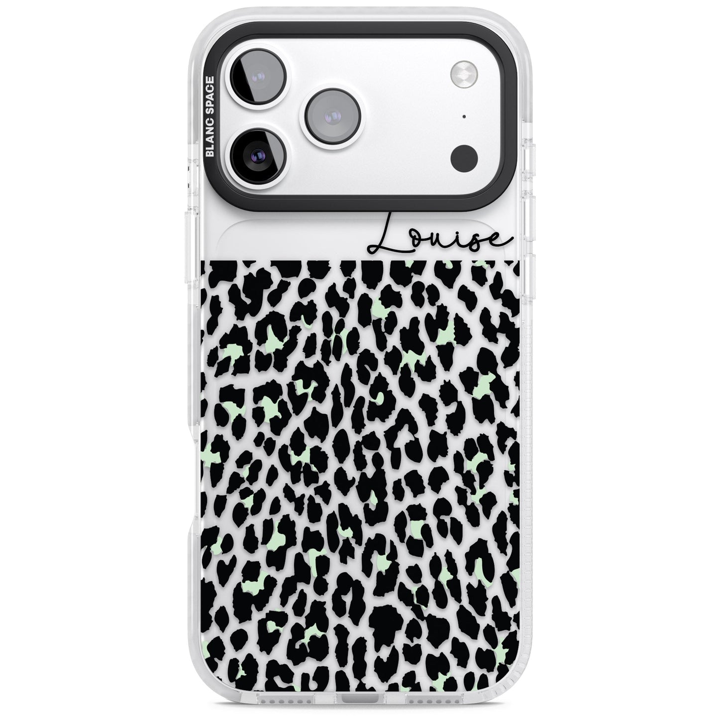 Personalised Seafoam Leopard