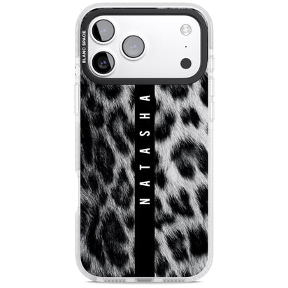 Personalised Snow Leopard Print