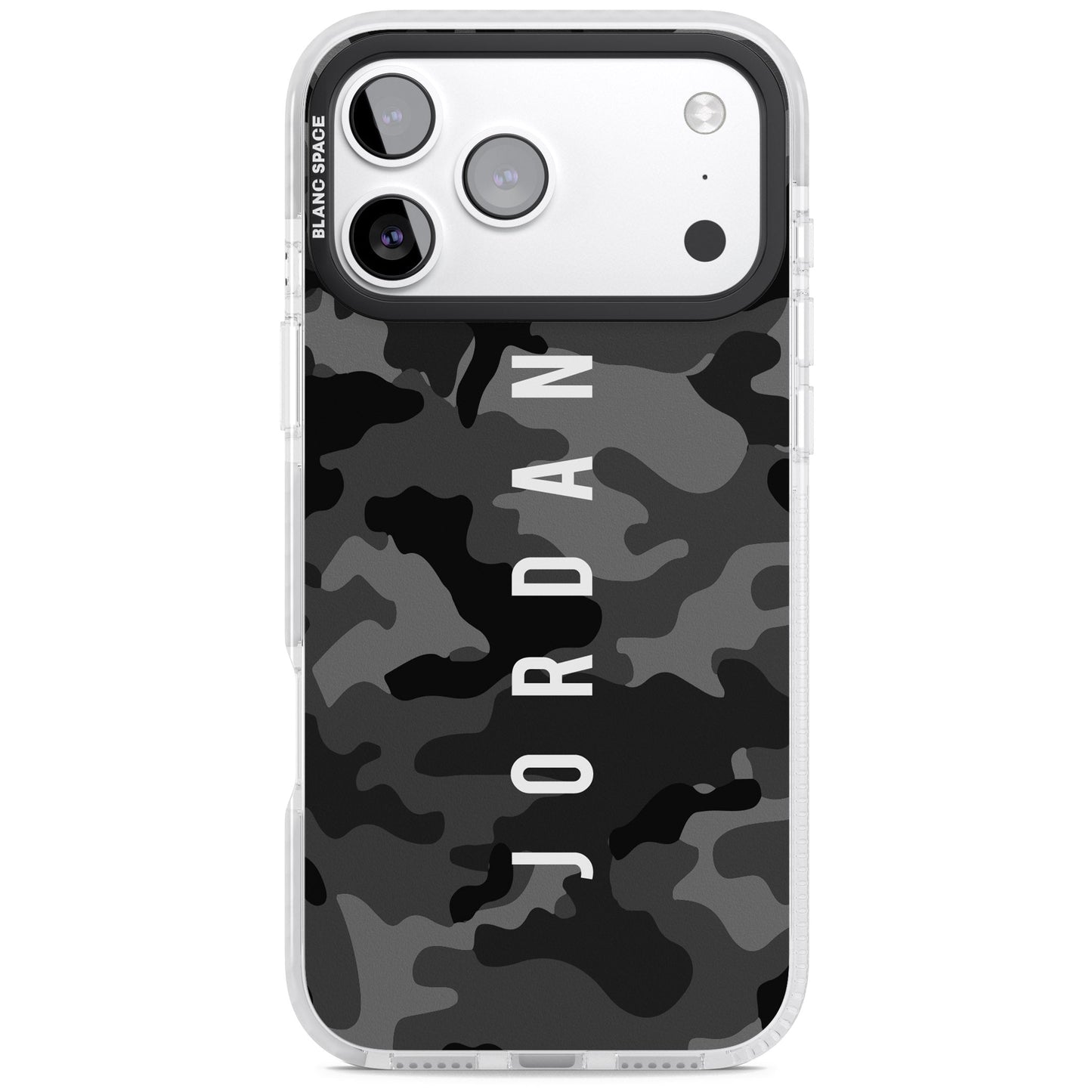 Personalised Black Camouflage Name