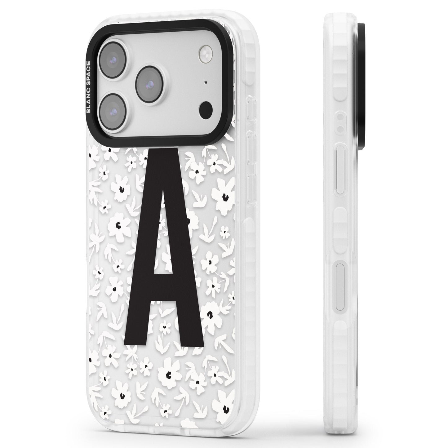 Initiale en gras personnalisée et florale