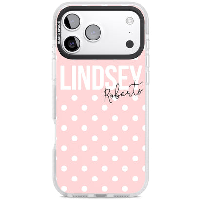 Personalised Pink Polka
