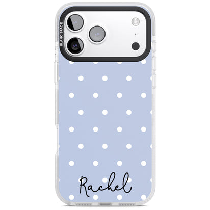 Personalised Simple Light Blue Dots