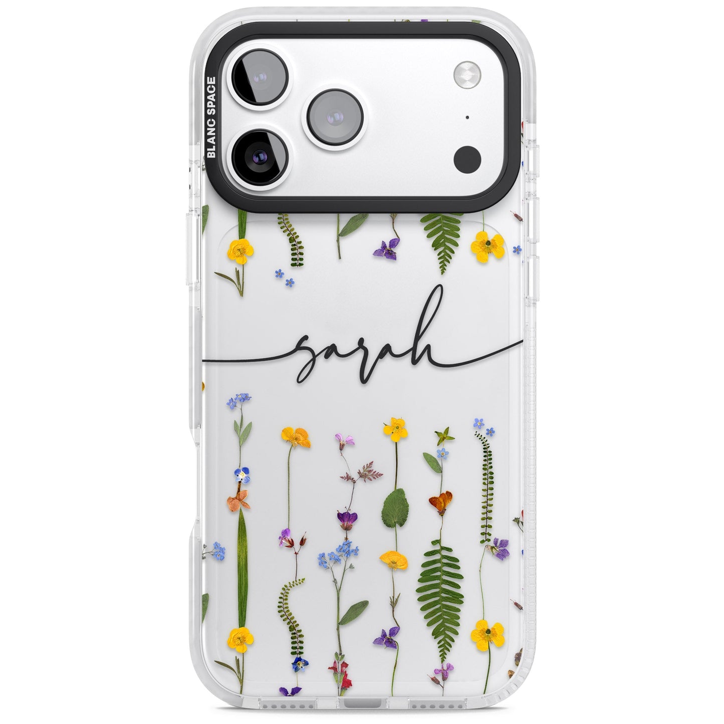 Chaîne de fleurs sauvages personnalisée