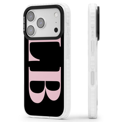 Lettres personnalisées roses et noires vertes