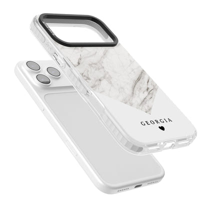 Personalised White Marble