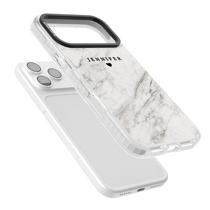 Personalised Light Grey Marble