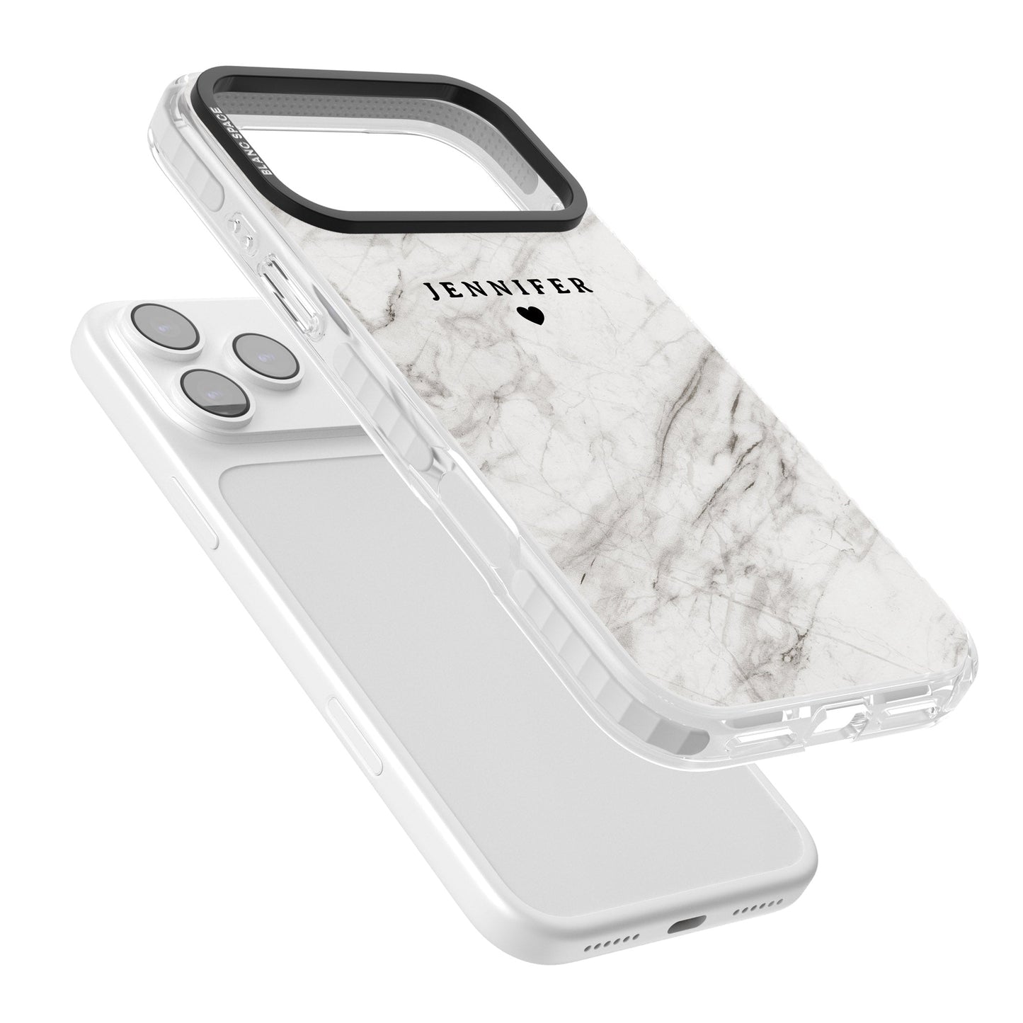 Personalised Light Grey Marble