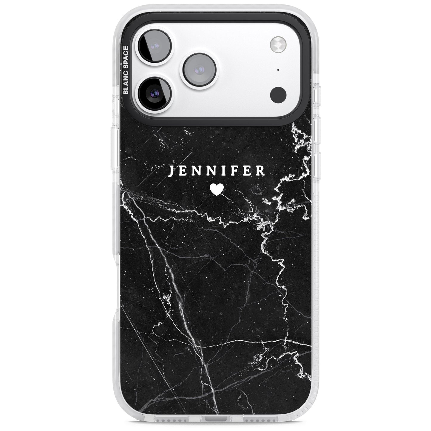Personalised Black Marble
