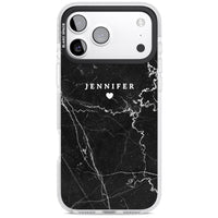Personalised Black Marble