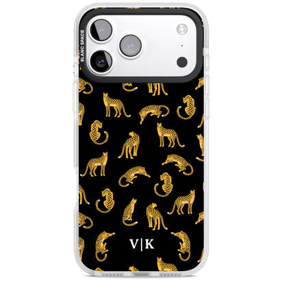Personalised Gold Cheetah Pattern