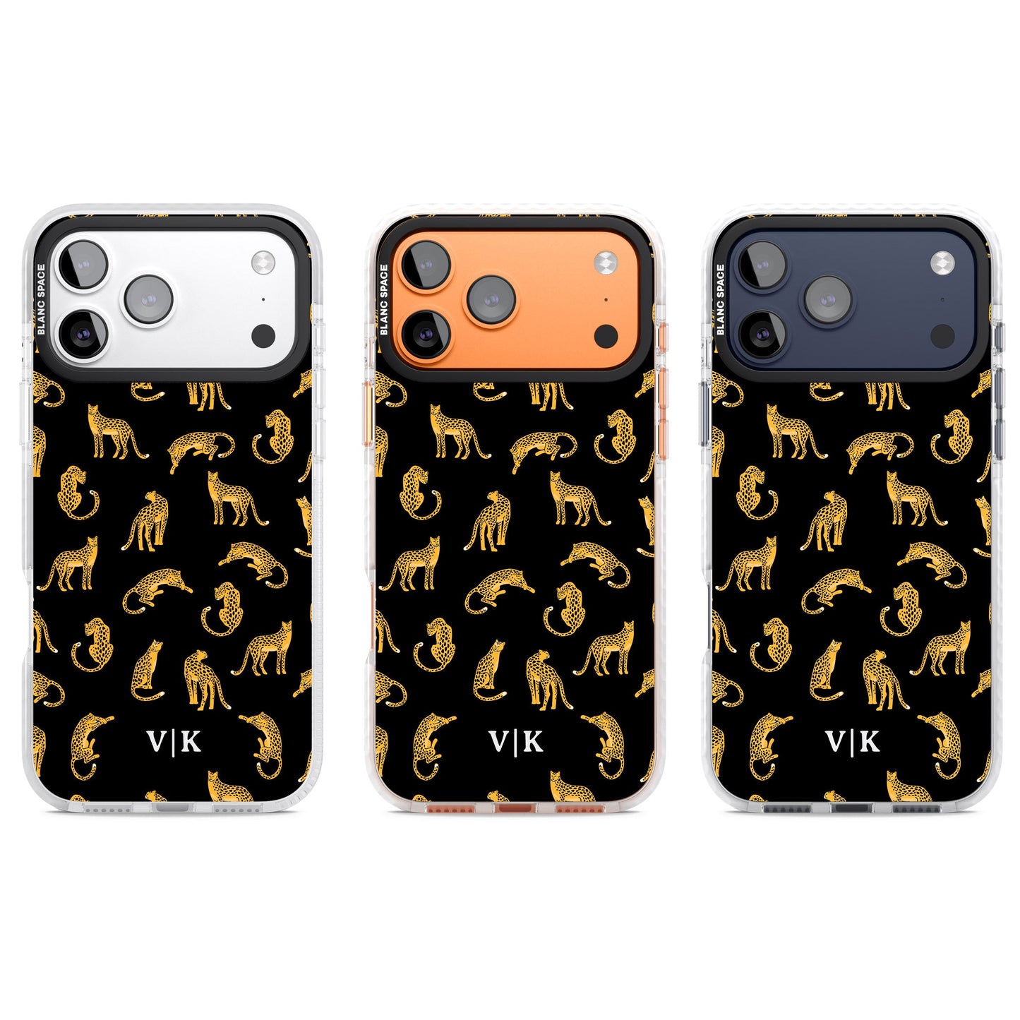 Personalised Gold Cheetah Pattern