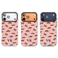 Personalised Pink Safari Tiger Pattern