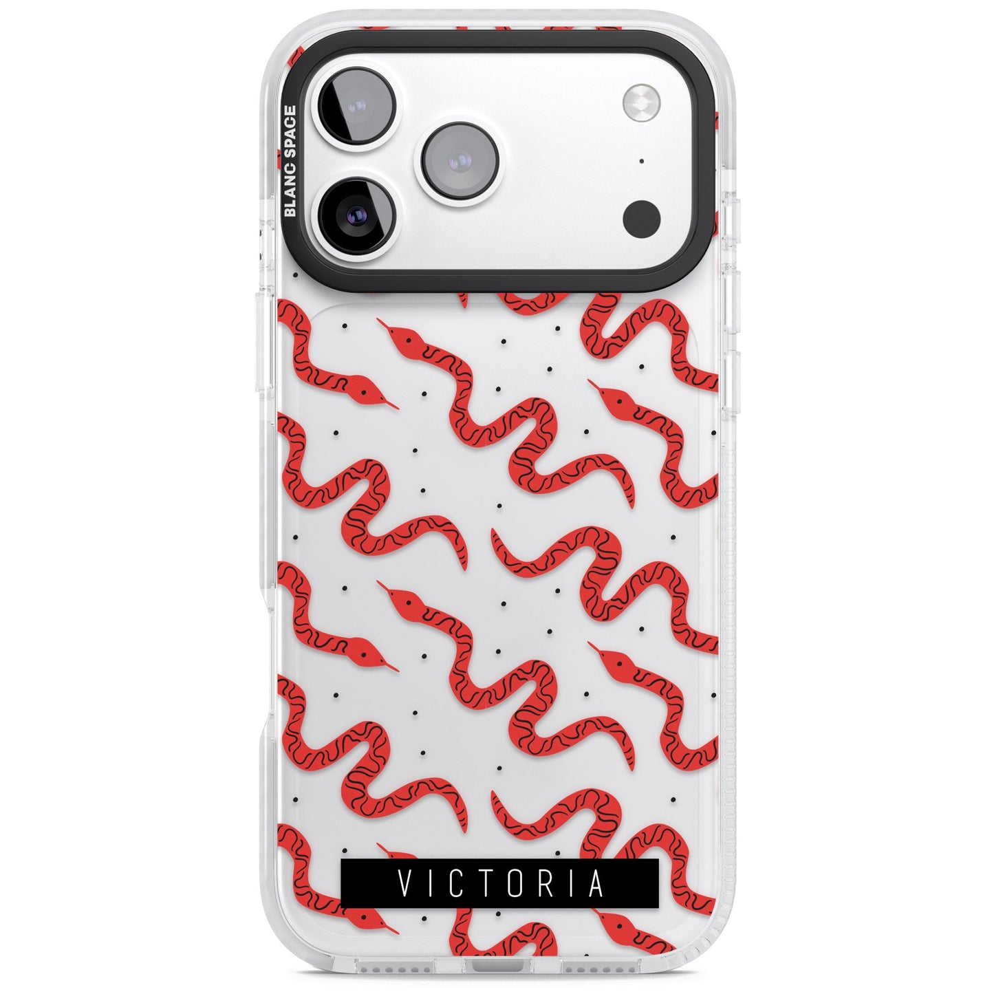 Personalised Red Snake Pattern