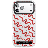 Personalised Red Snake Pattern