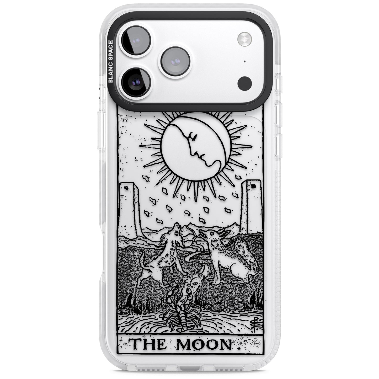 Personalised The Moon Tarot Card (Clear)