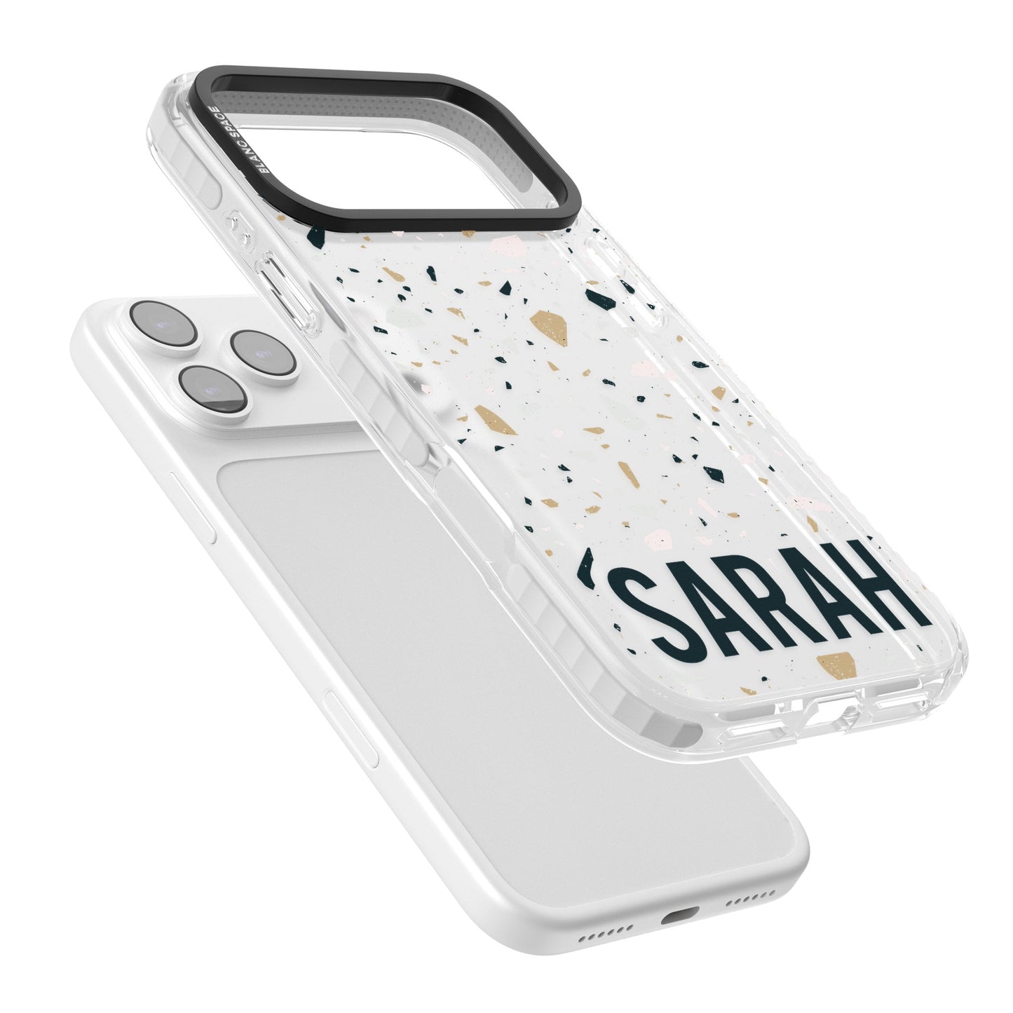 Personalised Terrazzo Blue, Pink, Brown