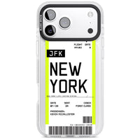 Personalised New York Boarding Pass