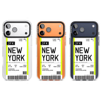 Personalised New York Boarding Pass