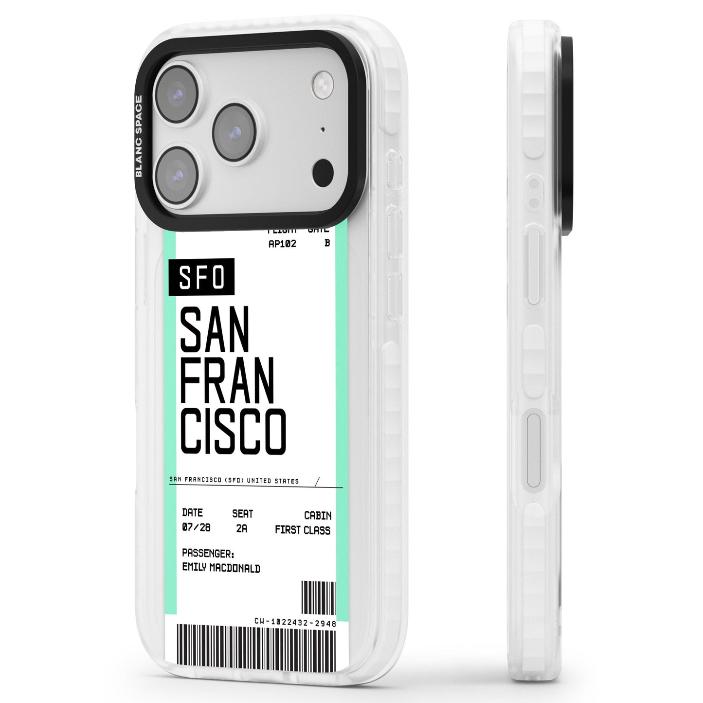 Personalised San Francisco Boarding Pass