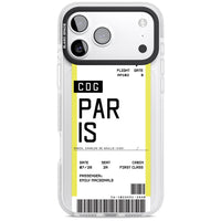 Personalised Paris Boarding Pass