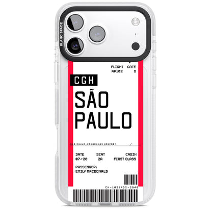 Personalisierte Bordkarte für São Paulo