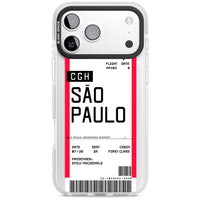 Personalisierte Bordkarte für São Paulo